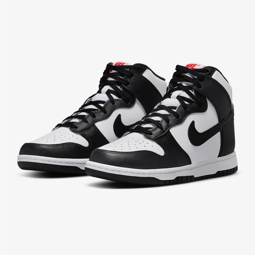Nike Dunk High Black and White
